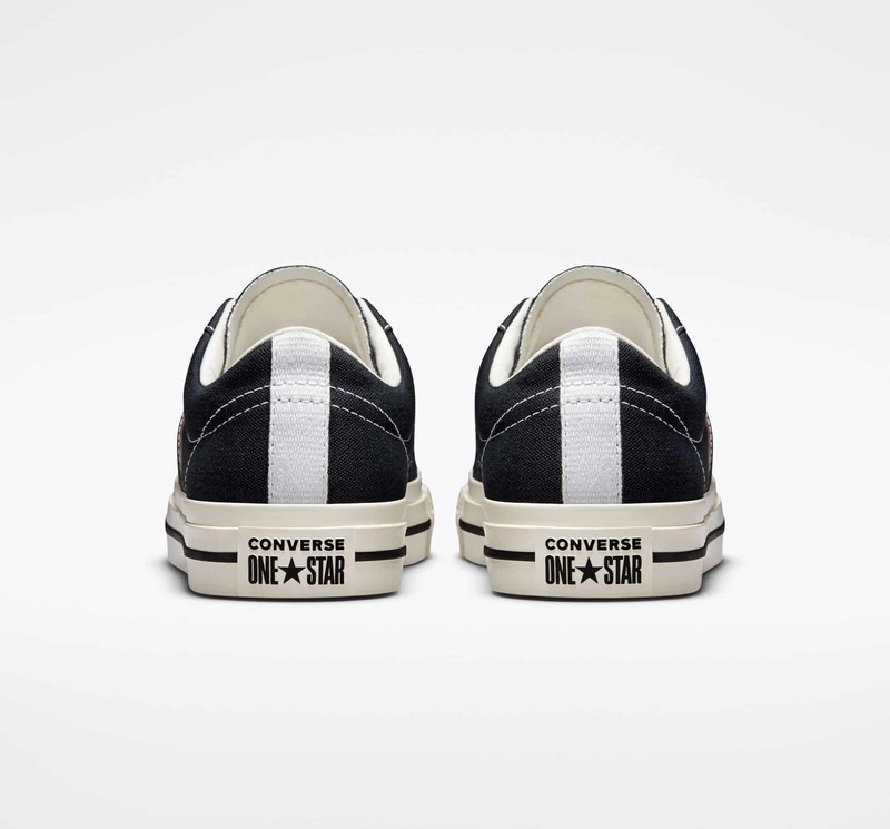 Comme Des Garcons PLAY x Converse One Star Black A01791C Grailify